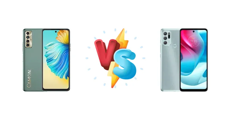 Tecno Camon 17P vs Motorola Moto G60S