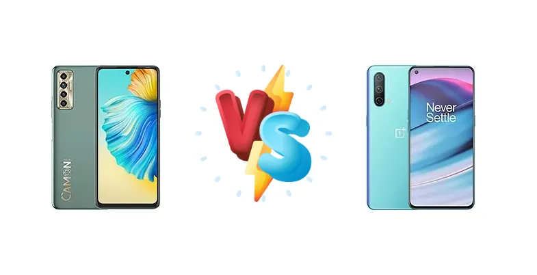 Tecno Camon 17P vs OnePlus Nord CE 5G