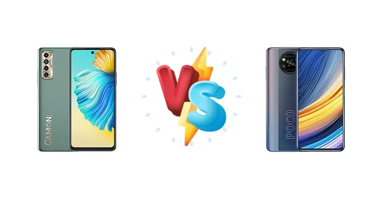 Tecno Camon 17P vs Xiaomi Poco X3 Pro