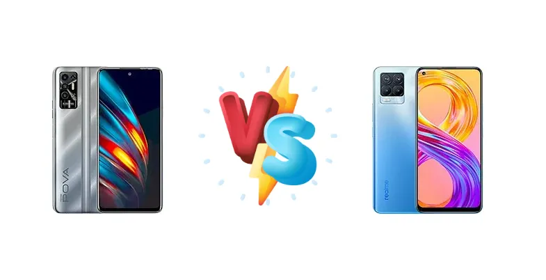 Tecno Pova 2 vs Realme 8 Pro