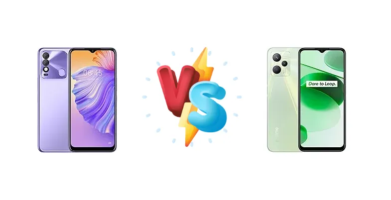 Tecno Spark 8 vs Realme C35