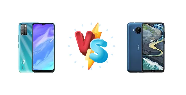 Tecno Pop 5X vs Nokia C20 Plus
