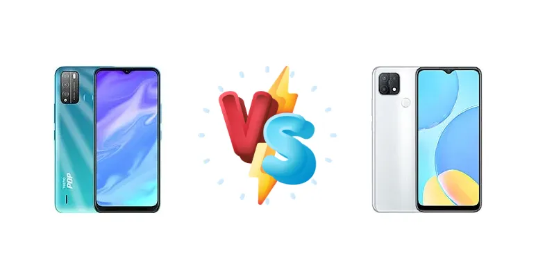 Tecno Pop 5X vs Oppo A15s