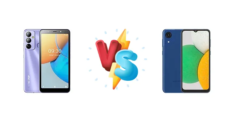 Tecno Pop 6 Go vs Samsung Galaxy A03 Core