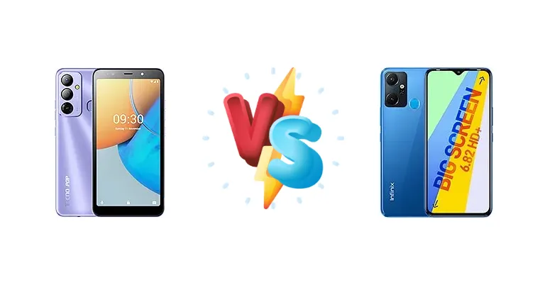 Tecno Pop 6 Go vs Infinix Smart 6 Plus (India)