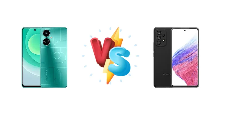Tecno Camon 19 vs Samsung Galaxy A53 5G