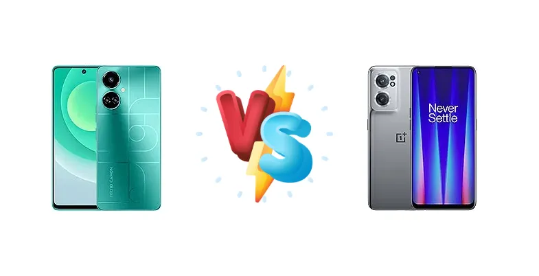 Tecno Camon 19 vs OnePlus Nord CE 2 5G