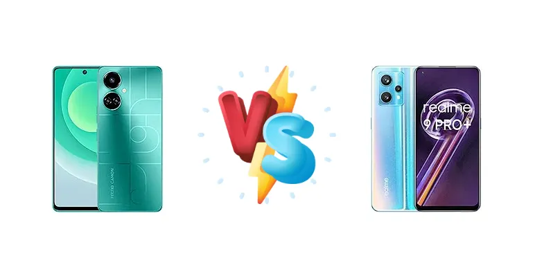 Tecno Camon 19 vs Realme 9 Pro+