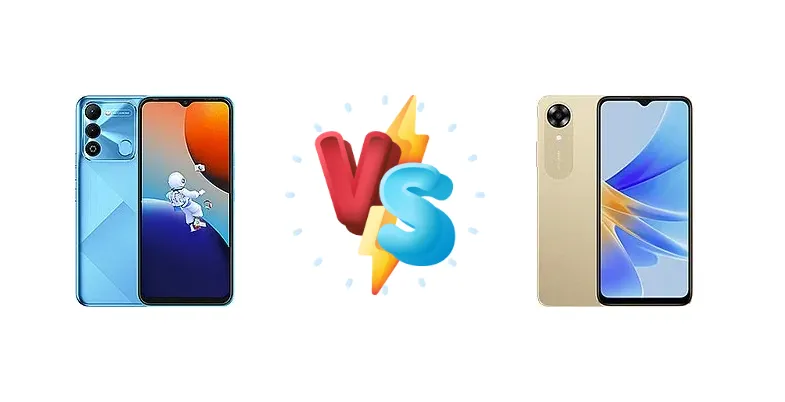 Tecno Spark 9 vs Oppo A17k