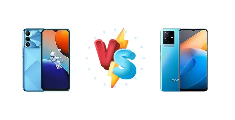 Tecno Spark 9 vs vivo iQOO Z6x