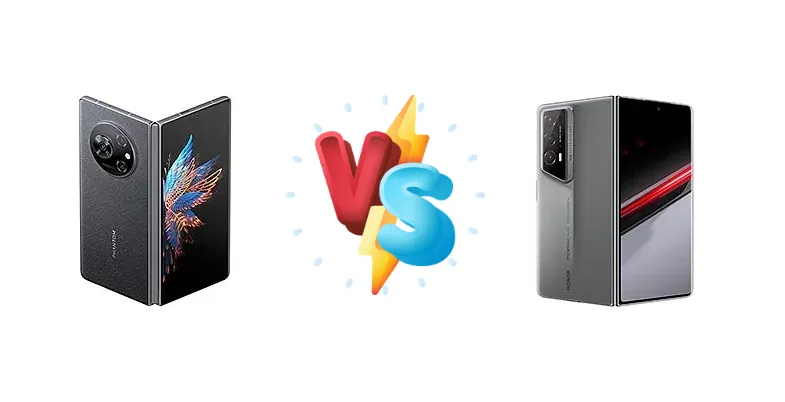 Tecno Phantom V Fold vs Honor Magic V2 RSR Porsche Design
