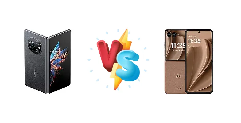 Tecno Phantom V Fold vs Motorola Razr+ 2025