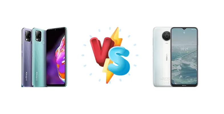 Infinix Hot 10s vs Nokia G20