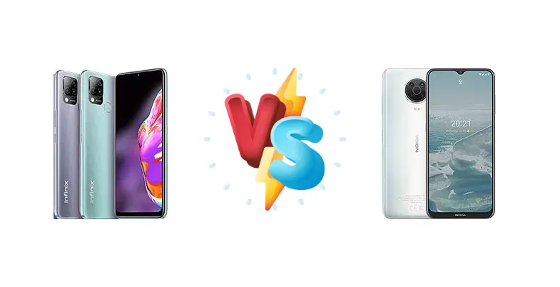 Infinix Hot 10T vs Nokia G20