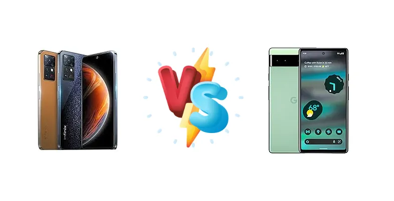 Infinix Zero X Pro vs Google Pixel 6a