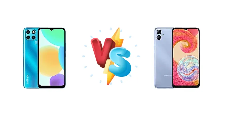 Infinix Smart 6 vs Samsung Galaxy A04e