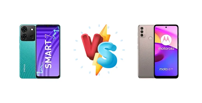 Infinix Smart 7 vs Motorola Moto E40: Budget Smartphone Showdown