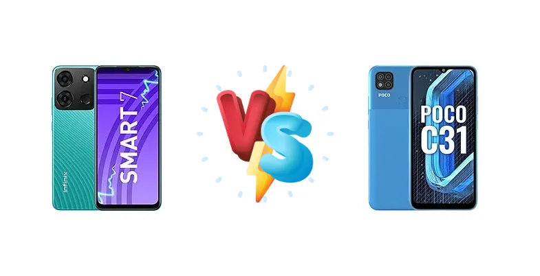 Infinix Smart 7 vs Poco C31: Budget Champion Showdown - Performance & Value