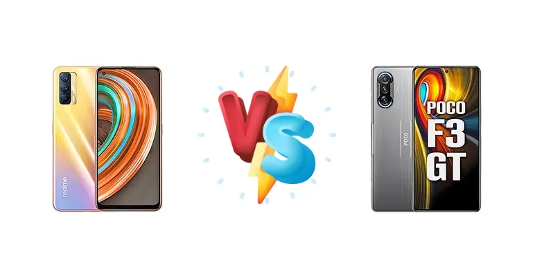 Realme X7 (India) vs Xiaomi Poco F3 GT