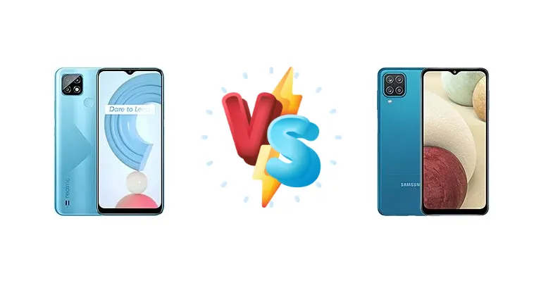 Realme C21 vs Samsung Galaxy A12 (India)