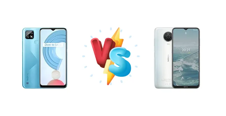 Realme C21 vs Nokia G20