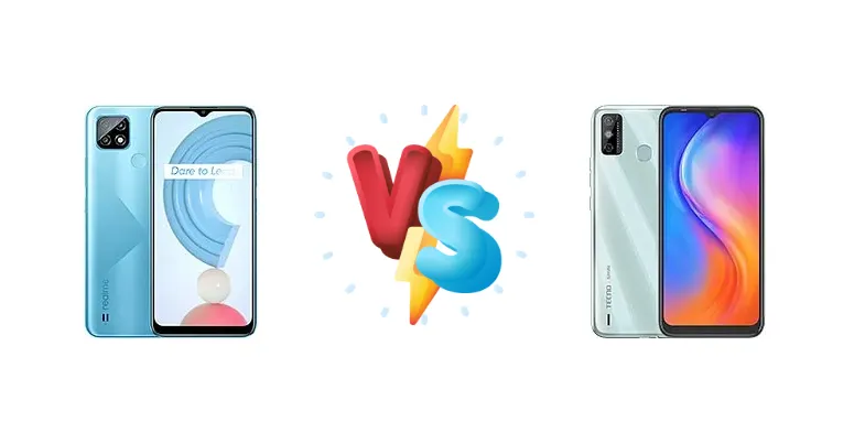 Realme C21 vs Tecno Spark 6 Go