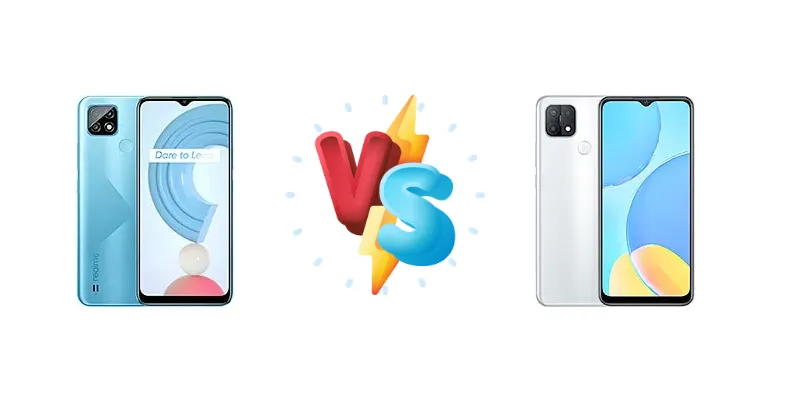 Realme C21 vs Oppo A15s