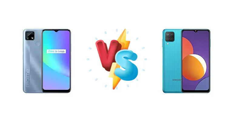Realme C25 vs Samsung Galaxy M12