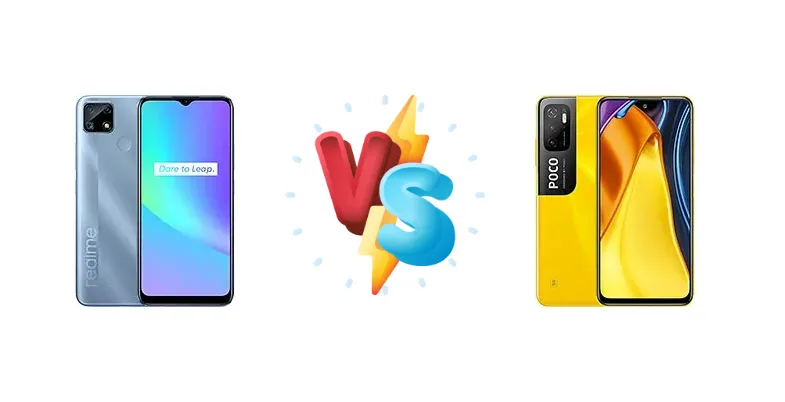 Realme C25 vs Xiaomi Poco M3 Pro 5G