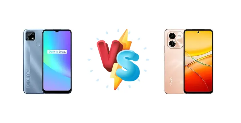 Realme C25 vs vivo Y200+