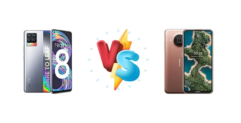 Realme 8 vs Nokia X20