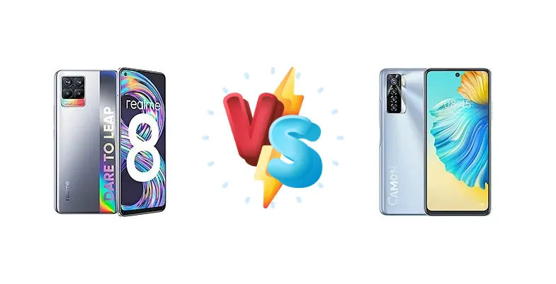 Realme 8 vs Tecno Camon 17 Pro