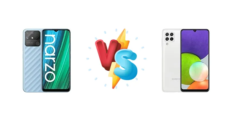 Realme Narzo 50A vs Samsung Galaxy A22