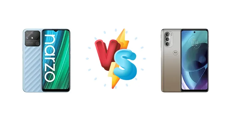 Realme Narzo 50A vs Motorola Moto G51 5G