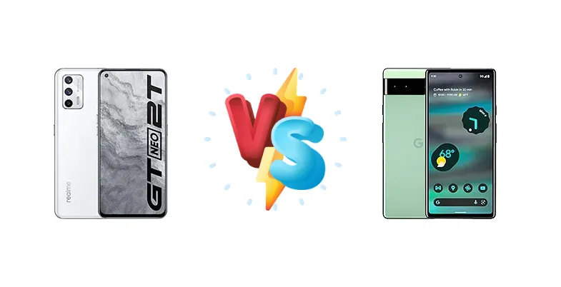 Realme GT Neo2T vs Google Pixel 6a