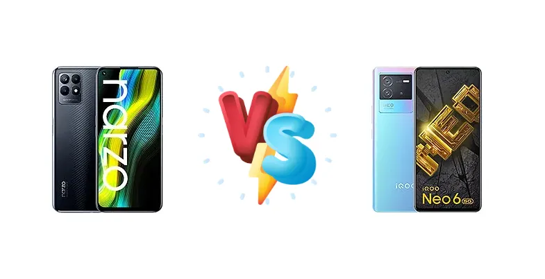 Realme Narzo 50 vs vivo iQOO Neo 6