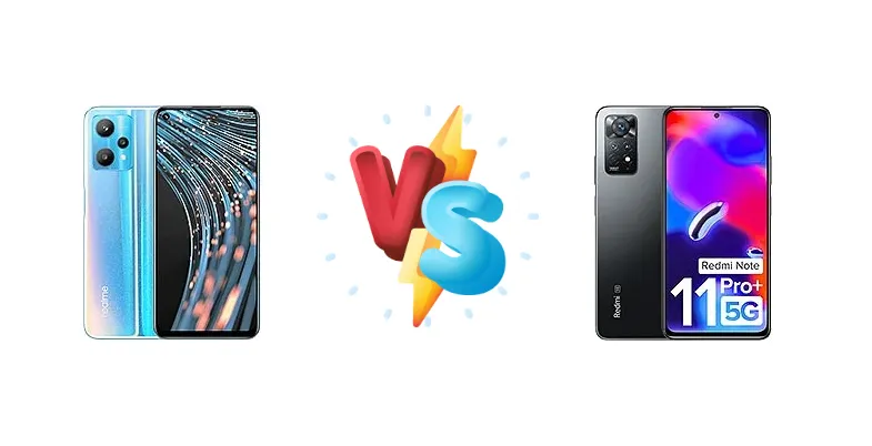 Realme V25 vs Xiaomi Redmi Note 11 Pro+ 5G: Charging Speed & Value Showdown