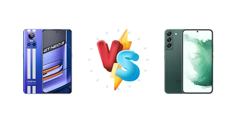 Realme GT Neo 3 vs Samsung Galaxy S22+ 5G