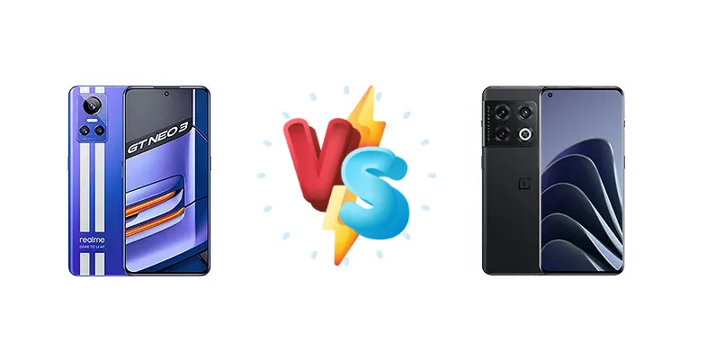 Realme GT Neo 3 150W vs OnePlus 10 Pro