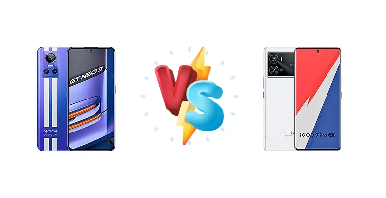 Realme GT Neo 3 150W vs vivo iQOO 9 Pro