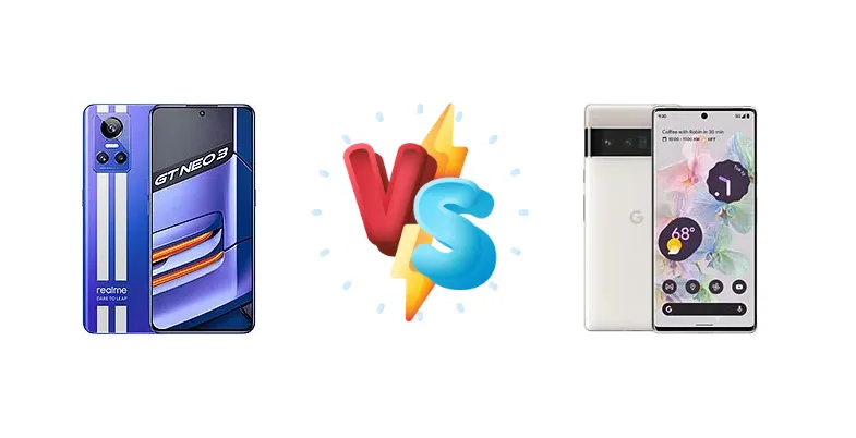 Realme GT Neo 3 150W vs Google Pixel 6 Pro