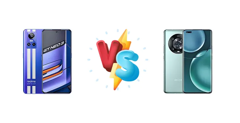 Realme GT Neo 3 150W vs Honor Magic4 Pro