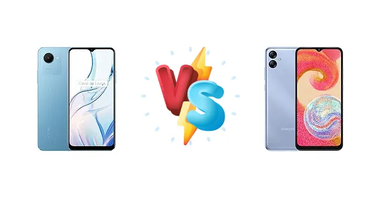 Realme C30s vs Samsung Galaxy A04e