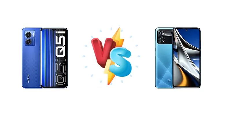 Realme Q5i vs Xiaomi Poco X4 Pro 5G