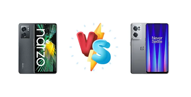 Realme Narzo 50 5G vs OnePlus Nord CE 2 5G
