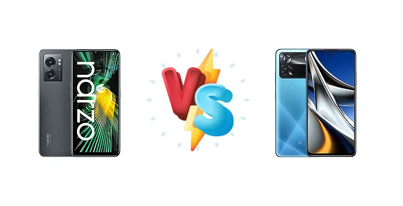 Realme Narzo 50 5G vs Xiaomi Poco X4 Pro 5G
