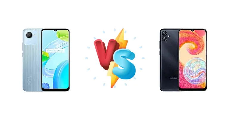 Realme C30 vs Samsung Galaxy M04