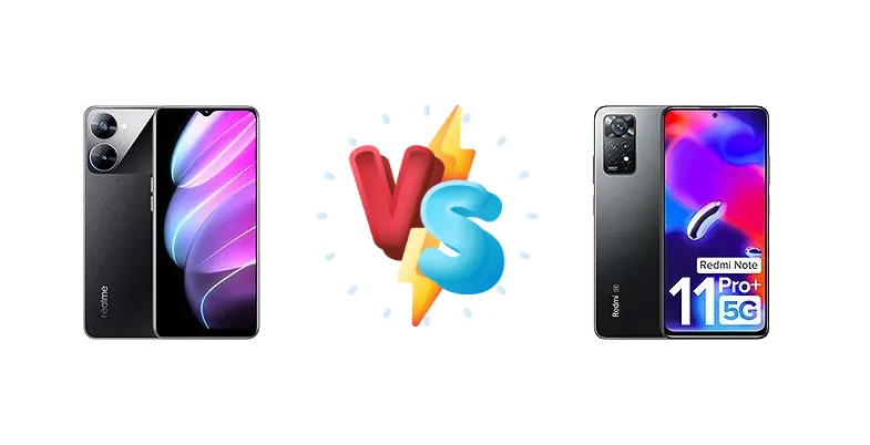 Realme V30 vs Xiaomi Redmi Note 11 Pro+ 5G (India)