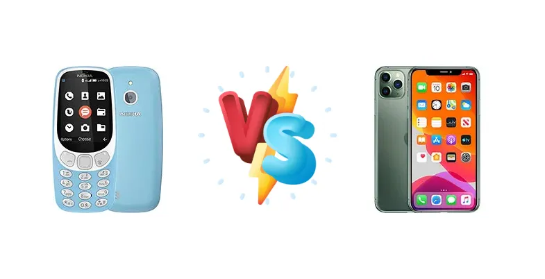 Nokia 3310 4G vs iPhone 11 Pro Max: A Clash of Eras