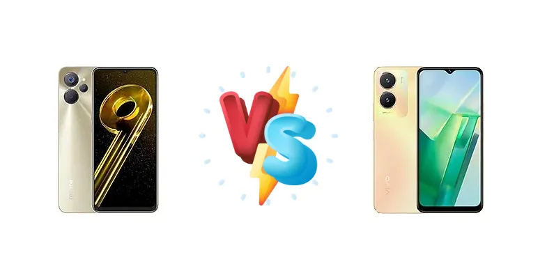 Realme 9i 5G vs vivo T2x (India)